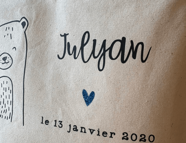 Paulette la grande pochette - Prénom et date de naissance